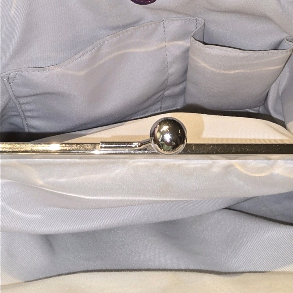 Coach Signature C Pattern Purple Shoulder Tote - Picture 2 of 4